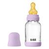 BIBS Glass Boheme Baby Bottle Round Latex 120 ml Slow Flow Violet Sky - 1 st