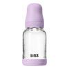 BIBS Glass Boheme Baby Bottle Round Latex 120 ml Slow Flow Violet Sky - 1 st