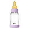 BIBS Glass Boheme Baby Bottle Round Latex 120 ml Slow Flow Violet Sky - 1 st