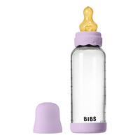 BIBS Glass Boheme Baby Bottle Round Latex 240 ml Medium Flow Violet Sky - 1 st