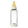 BIBS Glass Baby Bottle Round Latex 240 ml Medium Flow Ivory - 1 st