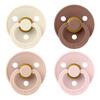 BIBS Colour Latex Rund Ivory/Blush/Woodchuck/Blossom 4-pack - Flera storlekar