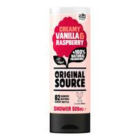 Original Source Vanilla & Raspberry Shower Gel - 500 ml