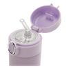 Reer vattenflaska med sugrör lila - 1 st