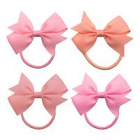 SOHO Ayla Rosett Hårsnoddar Blush - 8 st