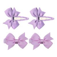 SOHO Ayla Rosett Hårspänne Light Lavender - 4 st