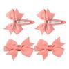 SOHO Ayla Rosett Hårspänne Peach - 4 st