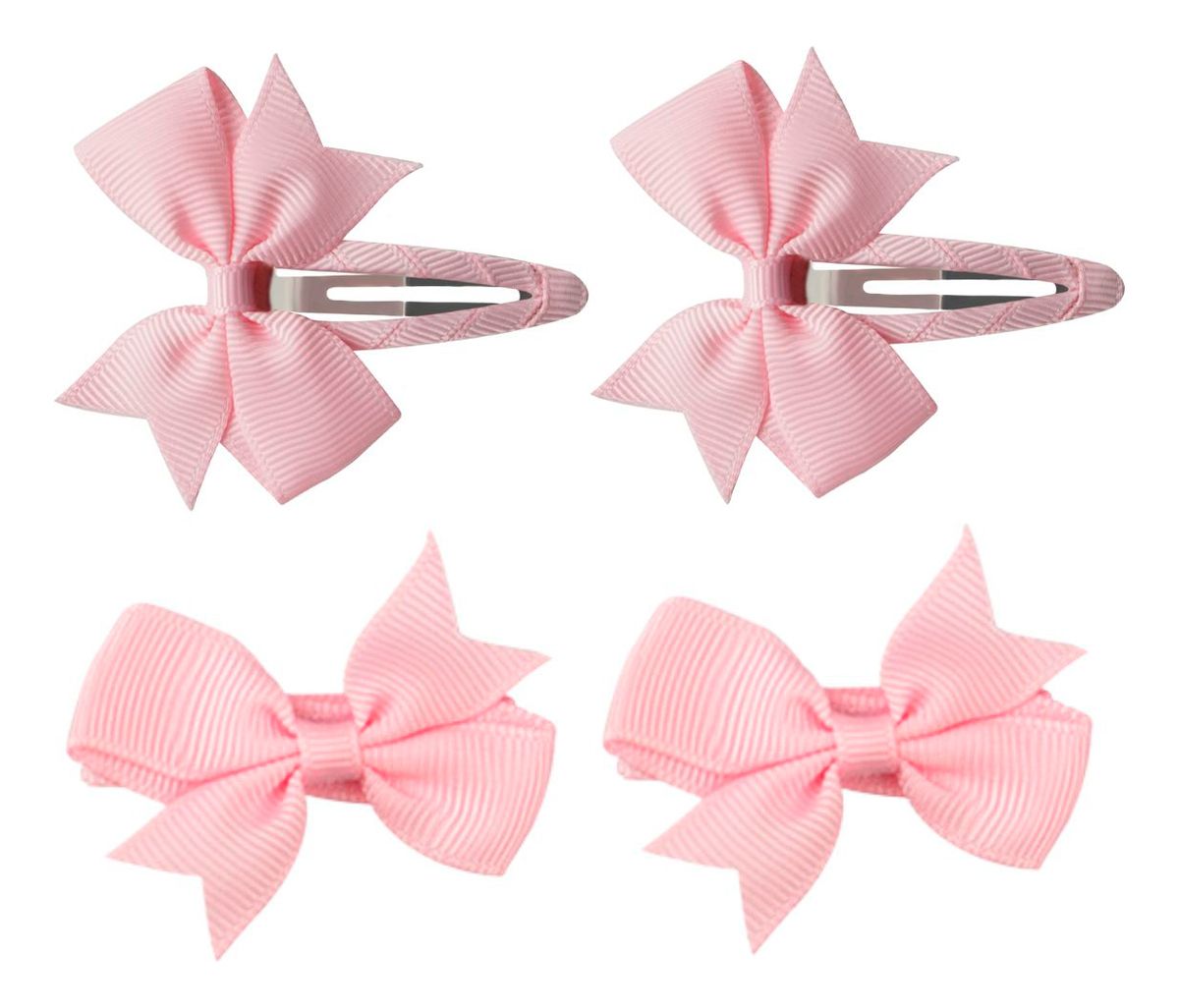 Ayla Rosett Hårspänne Light Pink - 4 st