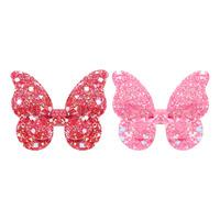 SOHO Bira Glitter Hair Clips Rose - 2 st