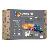 Connetix Transport Pack - Magnetset 50 delar - rainbow