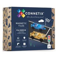 Connetix Car Pack Magnetbilar - rainbow - 2 st