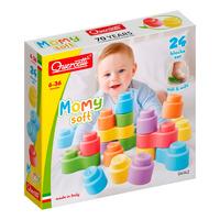 Quercetti Momy Soft - mjuka klossar - 24 st