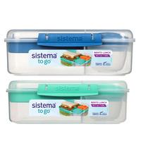 Sistema Bento Lunch To go Mint - 1,65 L
