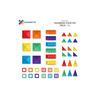 Connetix Starter Pack - Magnetset 60 delar - rainbow