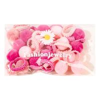 SOHO Pelona Hårsnoddar Pink - 20 st