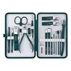 UNIQ 18-in-1 Manikyr- / Grooming Kit Mörkgrön - 18 st.