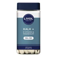 Livol Kalk + D Vitamin & Magnesium 50+ år - 270 tabletter