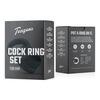 Teazers Silikon Cockring Set - 3 st