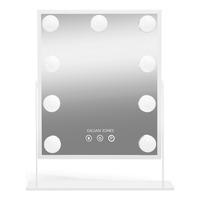 Gillian Jones Makeup Artist Mirror med 9 kraftiga LED-lampor- Vit - 1 st
