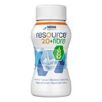 Resource 2.0 + Fiber - 4 x 200 ml - Neutral