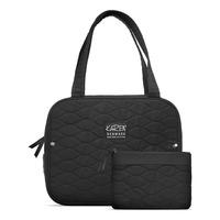 Karen 2-delta Toilettset Ekologisk Bomull - Svart