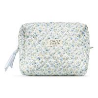 Karen Necessär i blå småblommig quilt - 1 st