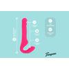 Teazers Strapless Strap-On Vibrator - 1 st