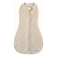 Woombie Air Baby Swaddle, ljus beige, Strl. S (0-3 mån.)