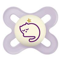 MAM Original Start Night Silikon Napp 0-2 mån. - Lila