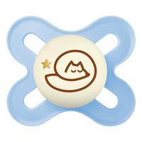 MAM Original Start Night Silikon Napp 0-2 mån - Blå
