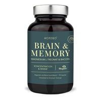 NORDBO Brain & Memory Magnesium - 90 kapslar