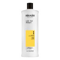 Nioxin System 1 Shampoo for Thinning Hair - 1000 ml