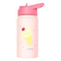 SARO BABY Termosflaska med sugrör - Pink - 1 st