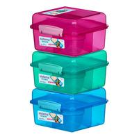 Sistema Lunch Cube Max with Yoghurt Pot, 2 L - flera färger
