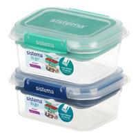 Sistema Stax Rectangle To Go 1 L - 1 st - Blå färg