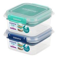 Sistema Stax Square To Go 1,15 L - 1 st - Blå