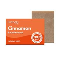 Friendly Tvålbar med Kanel & Ceder - 1 st