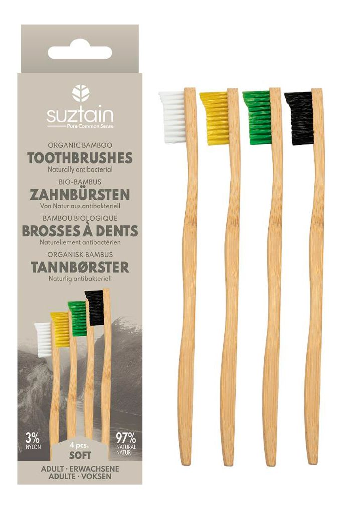 4 x Tandborstar vuxen soft - 4 st