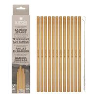 Suztain Bambusugrör 5 mm inkl. rengöringsborste - 12 st