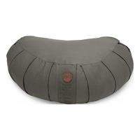 GOYOGI Calm Organic Cotton Crescent Meditation Cushion - Dark Grey - 1 st