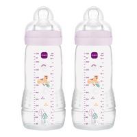 MAM Easy Active Baby Bottle 330 ml - Pink - 2 st