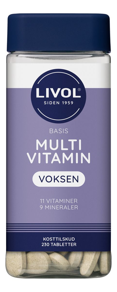 Multivitamin Basis - 230 tabletter