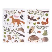 Filibabba Wallstickers - Skogens djur - 1 st