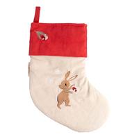 Filibabba Broderad Strumpa - Wonderful Winter - Hare - 1 st