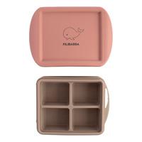 Filibabba Frysbricka för barnmat - Rose Mix 2-pack - Rose Mix - 2 st