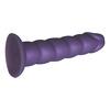 Baseks Swirly Lila Silikone Dildo 17,5 cm