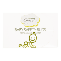 Bomullspinnar för baby ekologisk bomull - 60 st