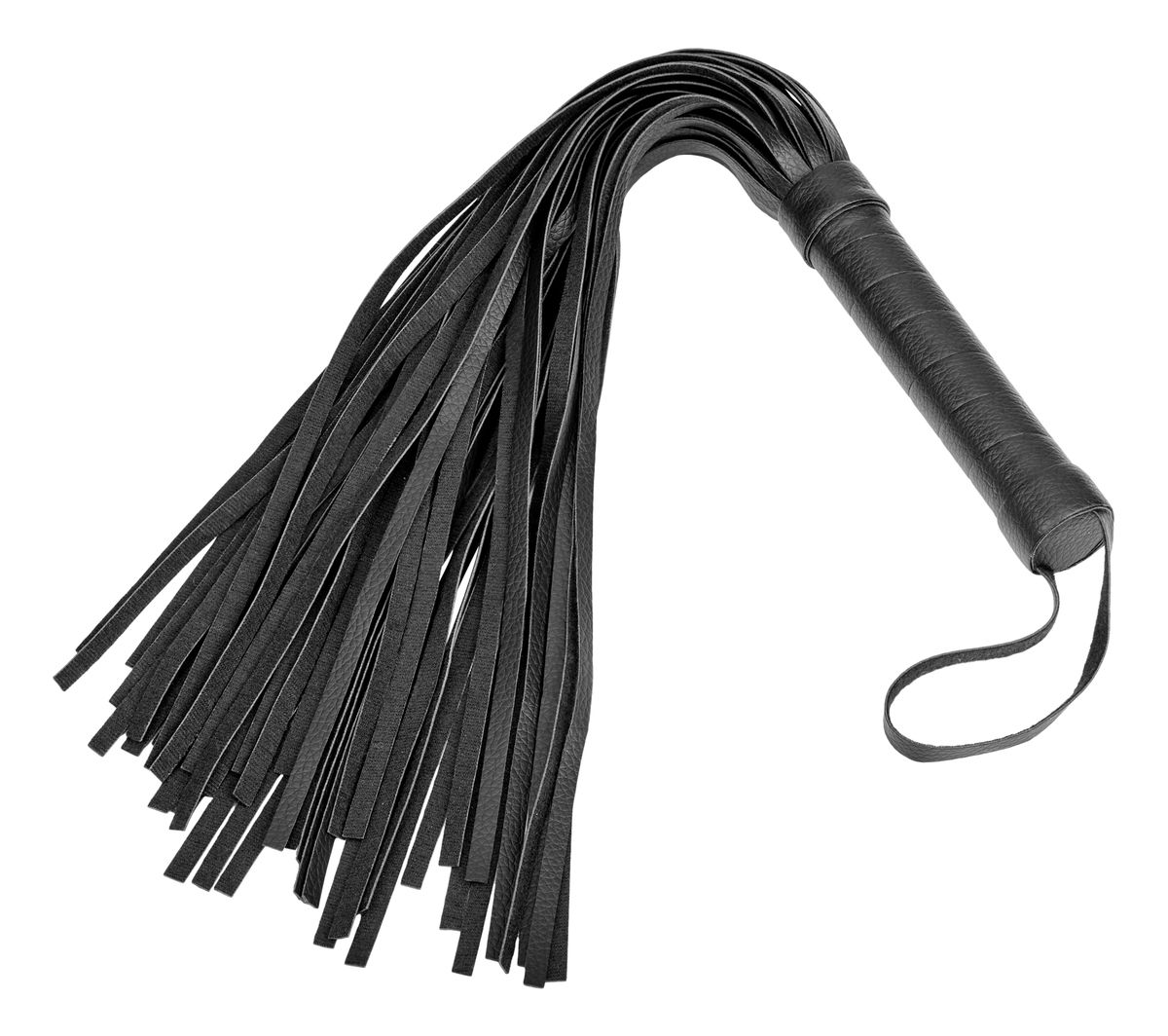 Flogger läderimitation 42 cm