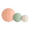 Mushie Nesting Spheres Sensory Toy - Blush - 1 st