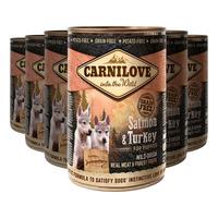 Carnilove Våtfoder valp lax & kalkon - 6 x 400 g